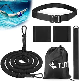 TUT Schwimmgürtel, 4-10M Schwimmgurt für Pool, Einstellbare Schwimmtrainer für Erwachsene-Geni…