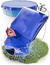 Poolabdeckung Rund Ø 520 cm – Winter Abdeckplane aus dickem 200 GSM Material inkl. Befestigung…