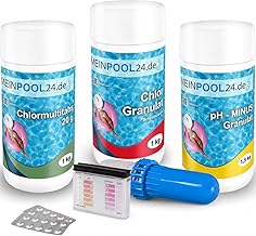 Meinpool24.de Wasserpflege Set Chlor Starterset I 1,0 kg Chlorgranulat schnelllöslich|1,0 kg Chl…