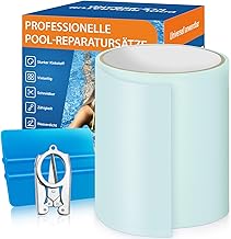 Pool Reparaturset, Transparentes Unterwasser Klebeband 10cm x 250cm, Pool Flicken Selbstklebend W…