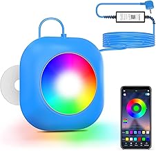 LyLmLe 20W LED Pool Lichter, 12V Smart Farbe Wechselnde Unterwasserleuchten mit APP-Steuerung, Di…