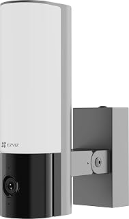 EZVIZ 4MP WLAN Flutlicht Kamera EL3, Überwachungskamera Außen, Zwei-Wege-Audio,Aktive Verteidig…