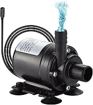 Wasserpumpe DC 12V Bürstenlose Tauchwasserpumpe, Amphibienpumpe 800L/H 5M für Teich Aquarium So…