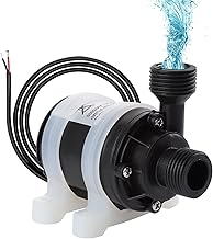 DC 12V Mini-Wasserpumpe, bürstenlose Tauchwasserpumpe 800L/H 5M mit Silikonhalterung, Amphibienp…